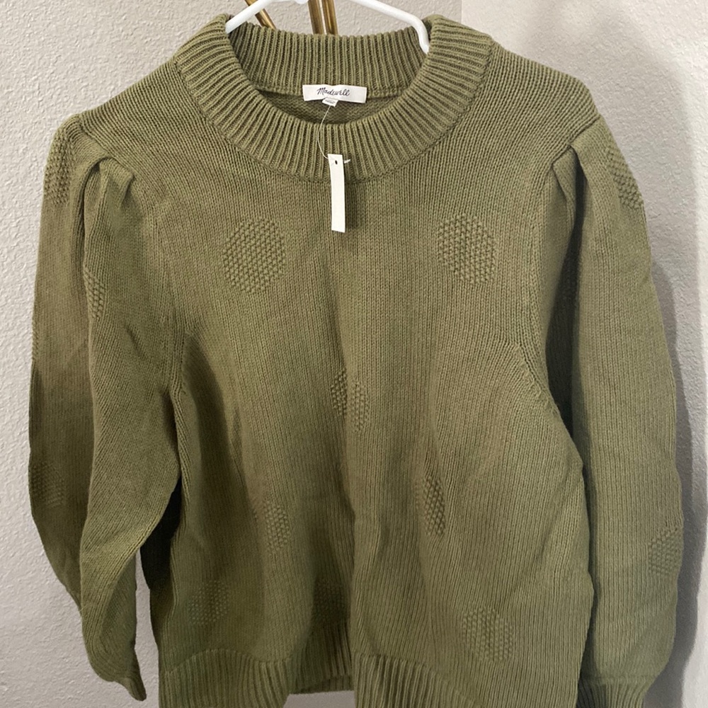 Balloon sleeve xl Madewell sweater